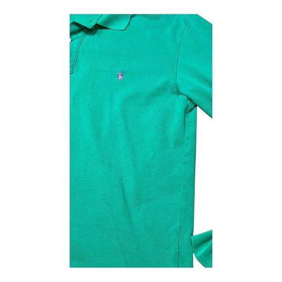 Ralph Lauren Classic Long Sleeve Polo – Green – Size Small - Picture 4 of 6